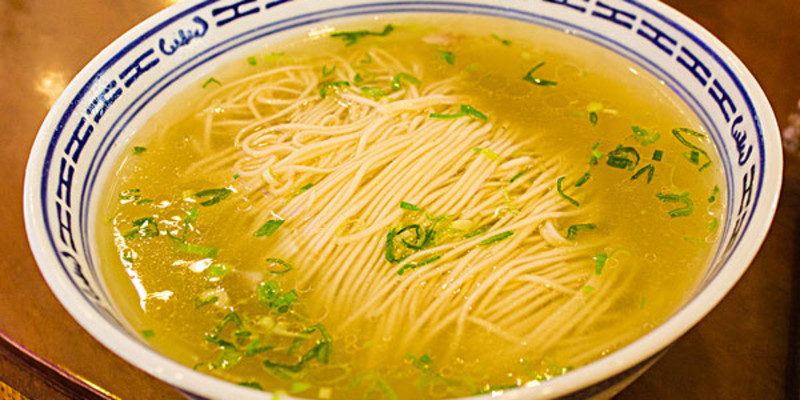 Wuxi dining The silver silk noodles (Yinsi Mian)