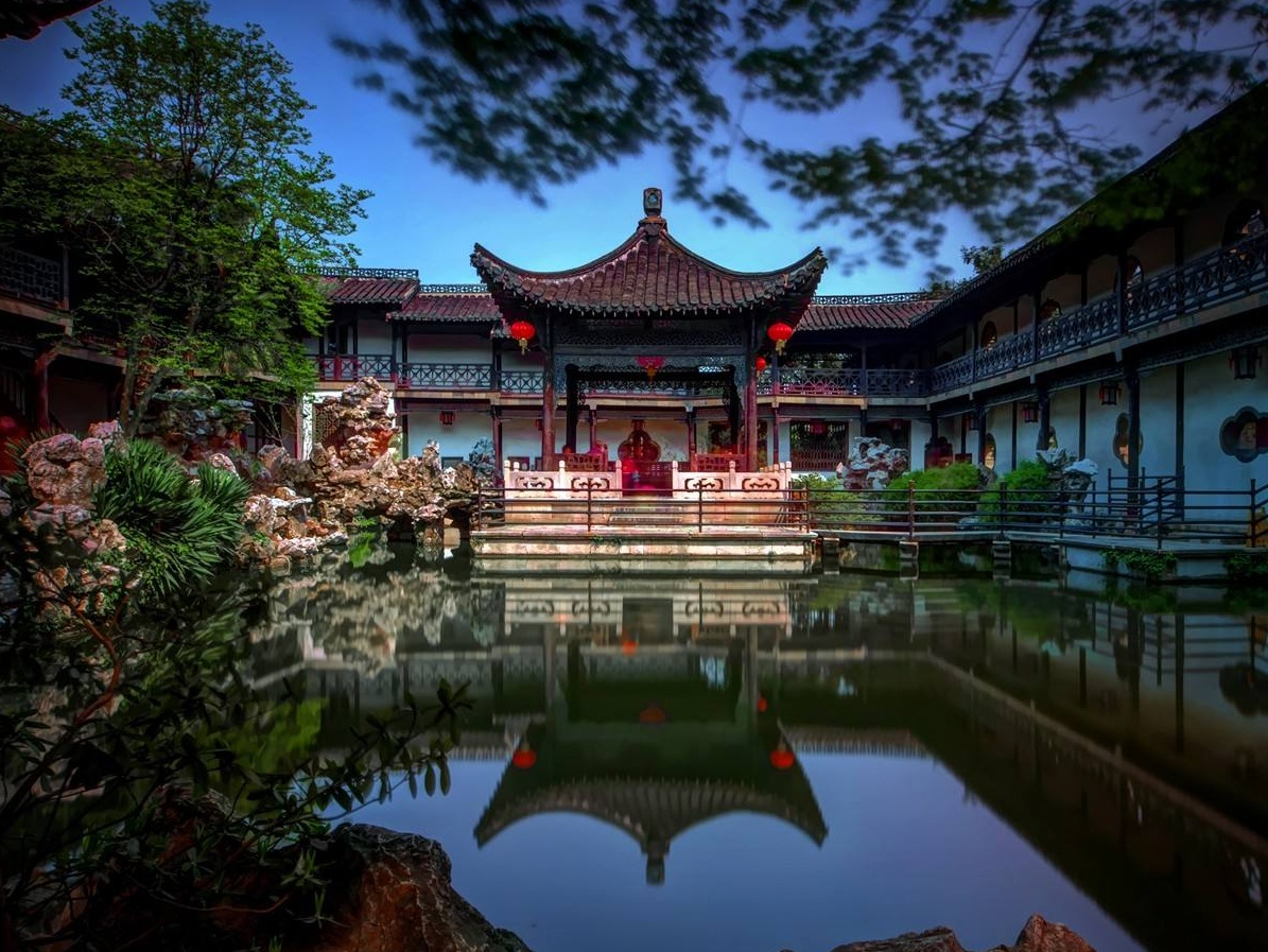 Suzhou side tour suzhou yangzhou tour yangzhou attraction he garden