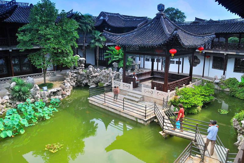 Suzhou side tour suzhou yangzhou tour yangzhou attraction he garden